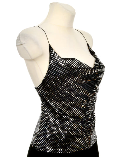 Haut argenté - Look élégant