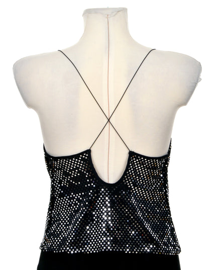 Haut argenté - Look élégant