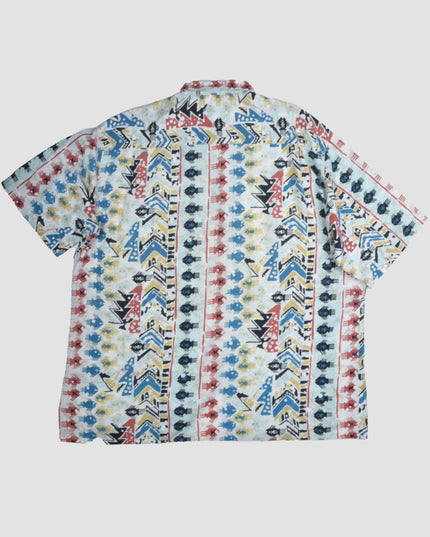Chemise vintage - Poisson aztèque | Idéale pour les fêtes