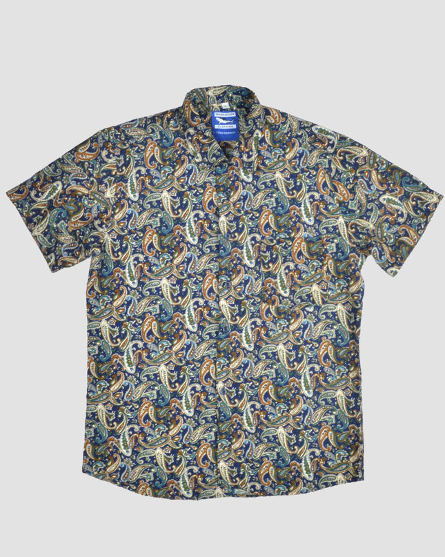 Chemise boutonnée à motif bandana vintage - Collection de pulls de Noël