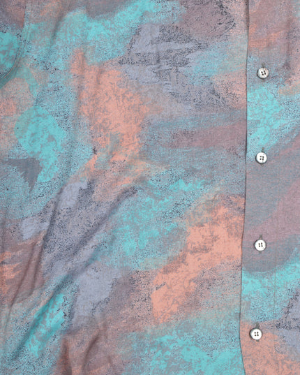 Chemise vintage - Motif nuages ​​pastel