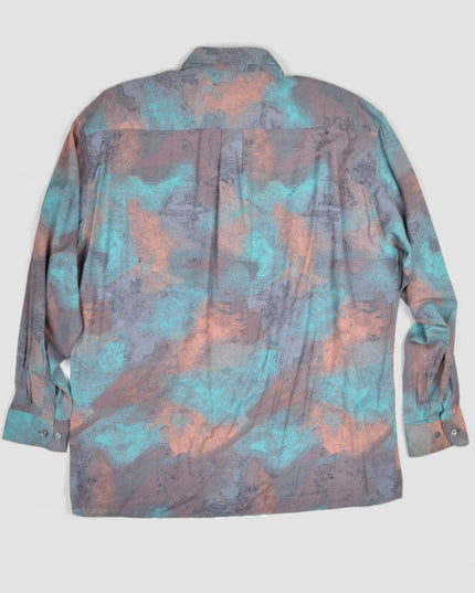 Chemise vintage - Motif nuages ​​pastel