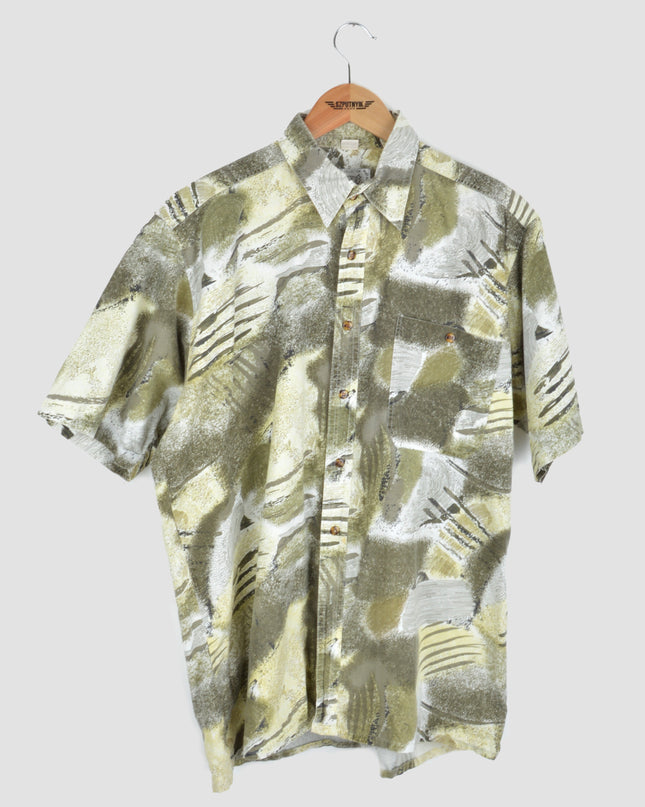 Chemise vintage camouflage | Pulls de Noël pour hommes et femmes