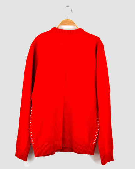 Vintage Skiing Christmas Sweater