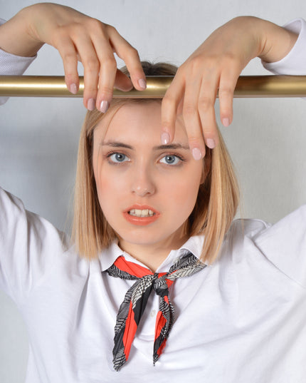 Écharpe vintage froissée | Accessoires