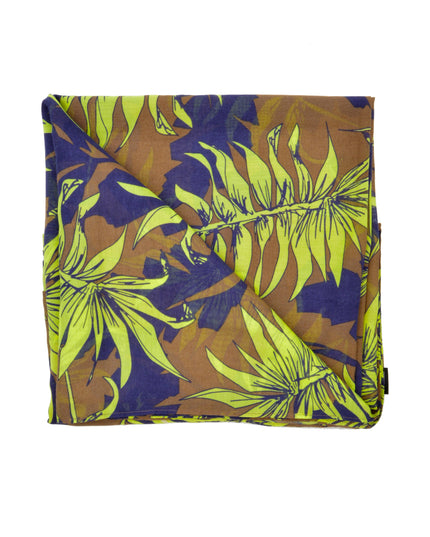 Écharpe vintage - Feuille verte | Accessoires