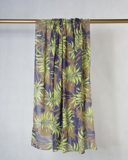 Écharpe vintage - Feuille verte | Accessoires