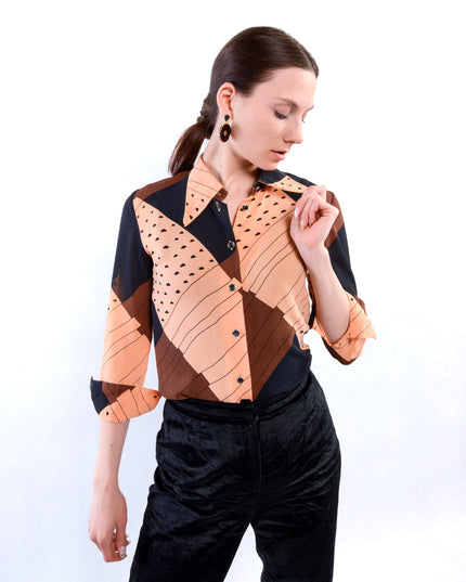 Chemisier vintage transparent