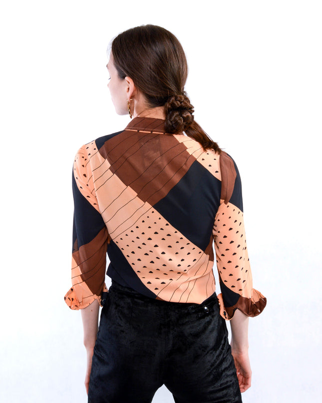 Chemisier vintage transparent