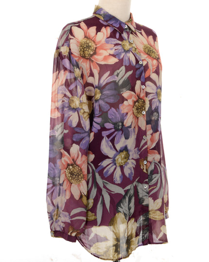 Chemisier vintage - Échinacée