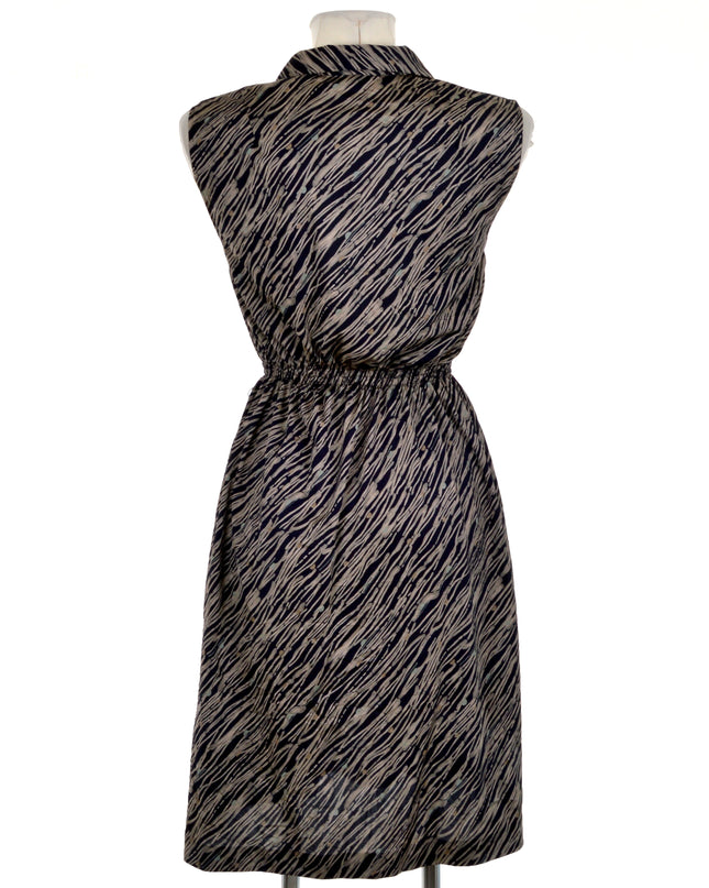 Robe vintage - Motif diagonal | Tenue tendance pour les fêtes