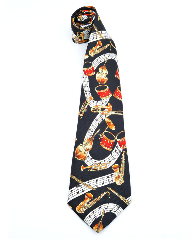 Cravates vintage - Instruments | Cravates de Noël