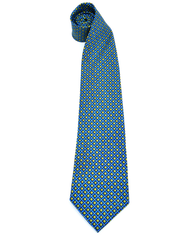 Cravate vintage à carreaux | Cravates de Noël