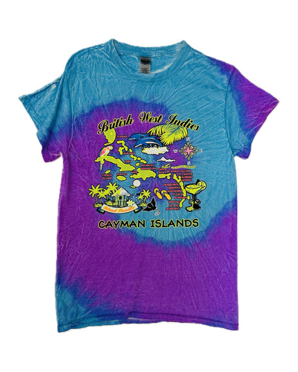T-shirt vintage - Motif des îles Caïmans