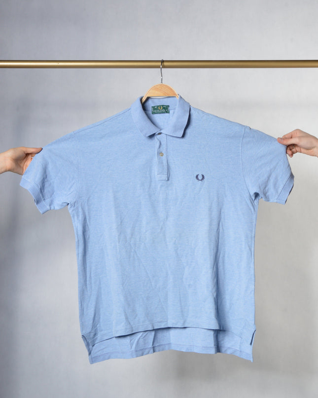 T-shirt vintage - Fred Perry | Rayé bleu | Homme, Femme