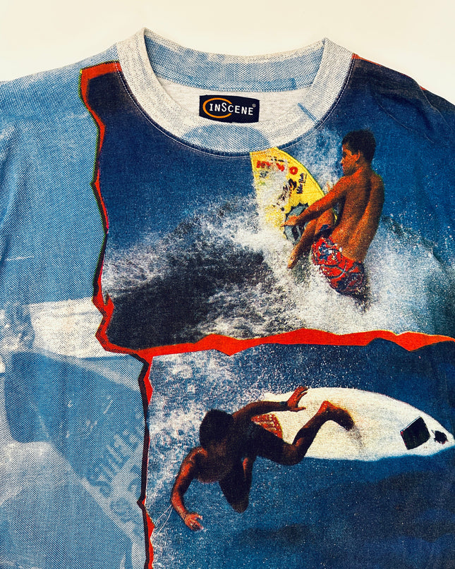 T-shirt vintage de surf pour hommes et femmes