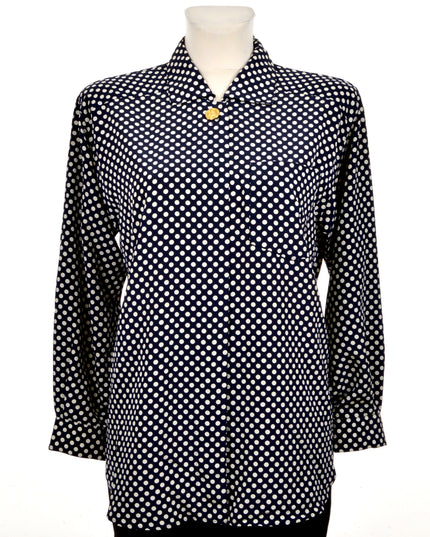 Chemisier vintage à pois