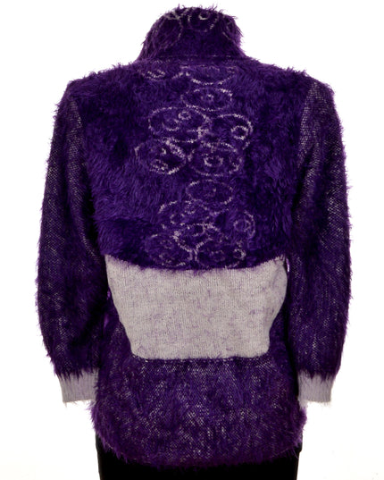 Gilet vintage - Pull de Noël violet en édition limitée