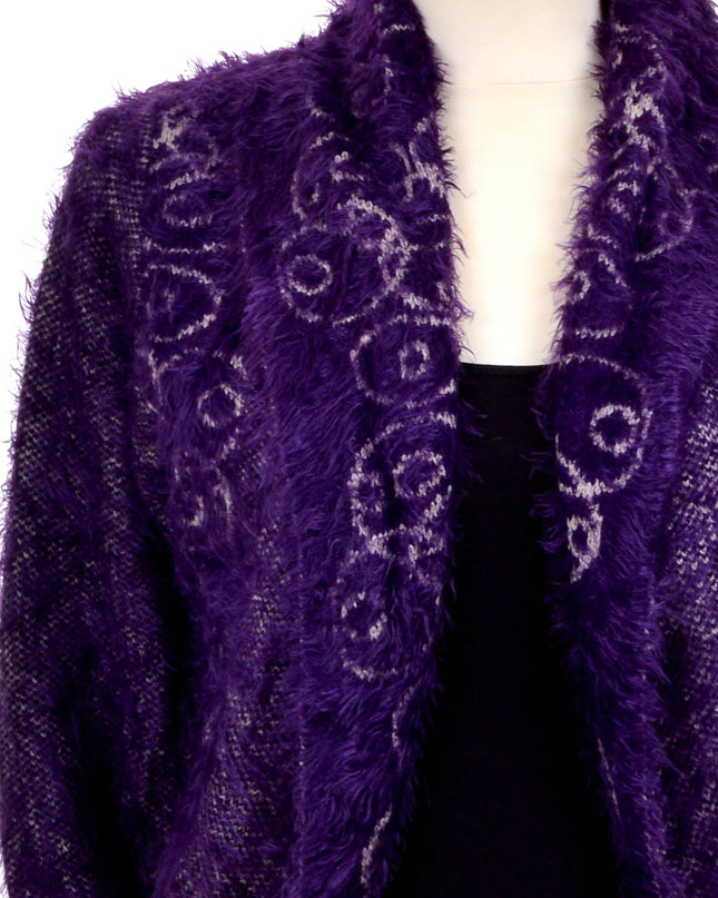 Gilet vintage - Pull de Noël violet en édition limitée