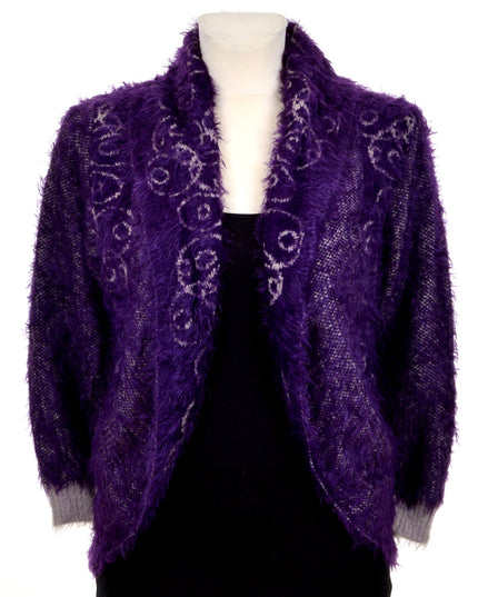Gilet vintage - Pull de Noël violet en édition limitée