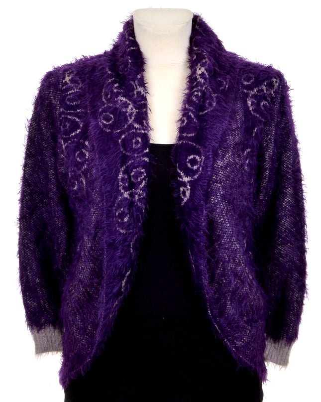 Gilet vintage - Pull de Noël violet en édition limitée
