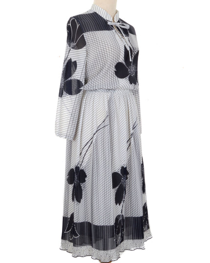 Robe vintage plissée