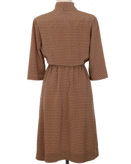 Robe vintage marron | Parfaite pour les fêtes de Noël