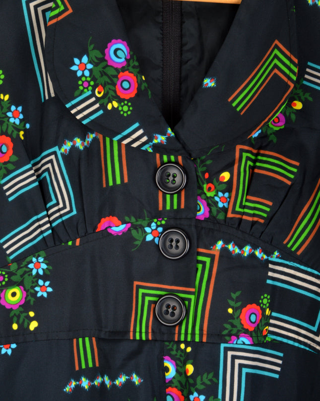 Robe vintage - Lignes