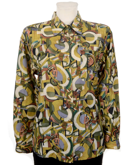 Chemisier vintage - Vert