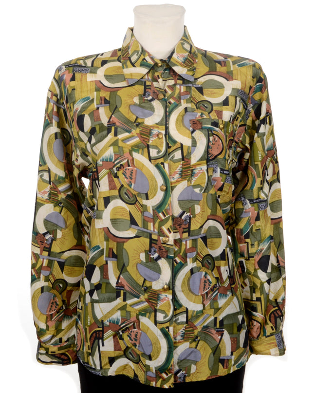 Chemisier vintage - Vert