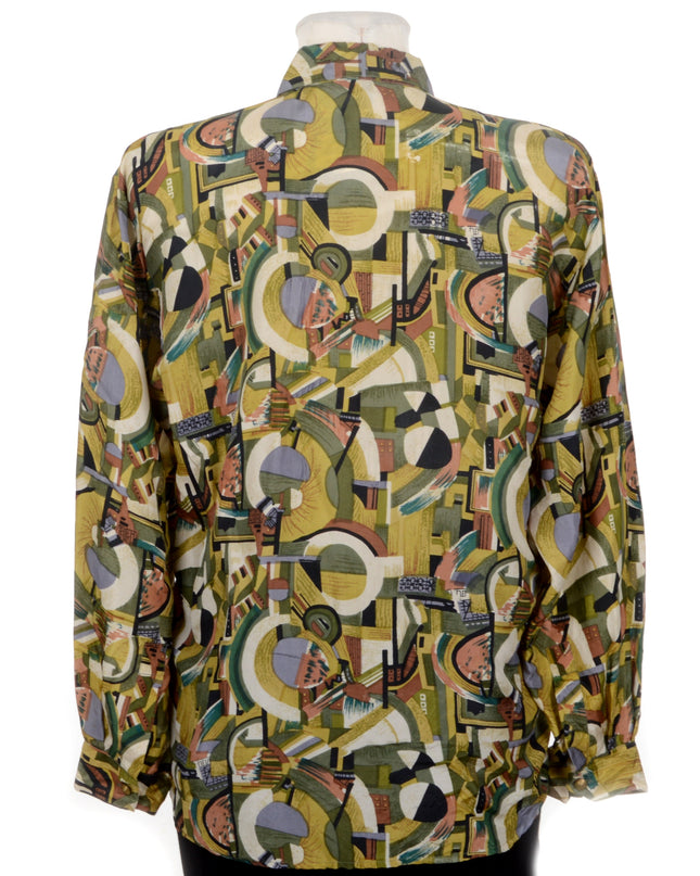 Chemisier vintage - Vert