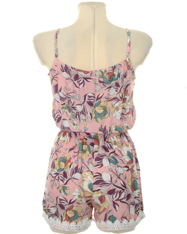 Combinaison fleurie - Rose