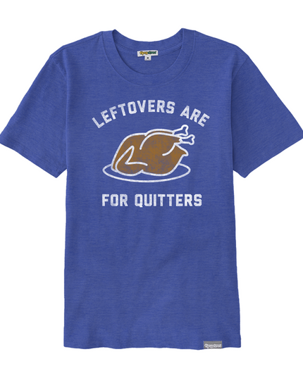 Women's Leftovers Are For Quitters Oversized Boyfriend Tee