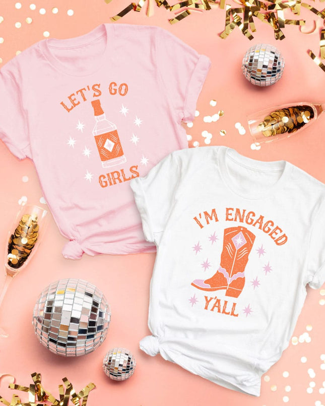 Women's I'm Engaged Bachelorette Party Tees