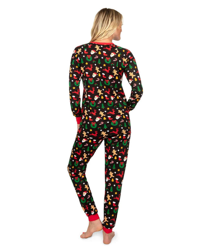 Women's Cookie Cutter Crew Neck Pajama Set