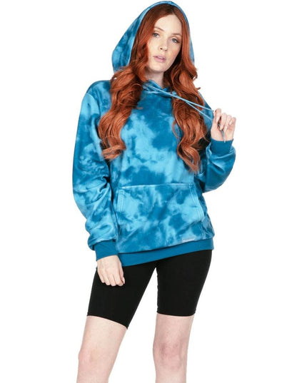 Women's Deep Blue Fleece Hoodie