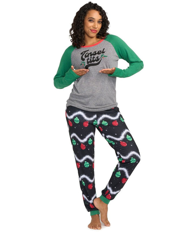 Women's Tinsel Tits Crew Neck Pajama Set
