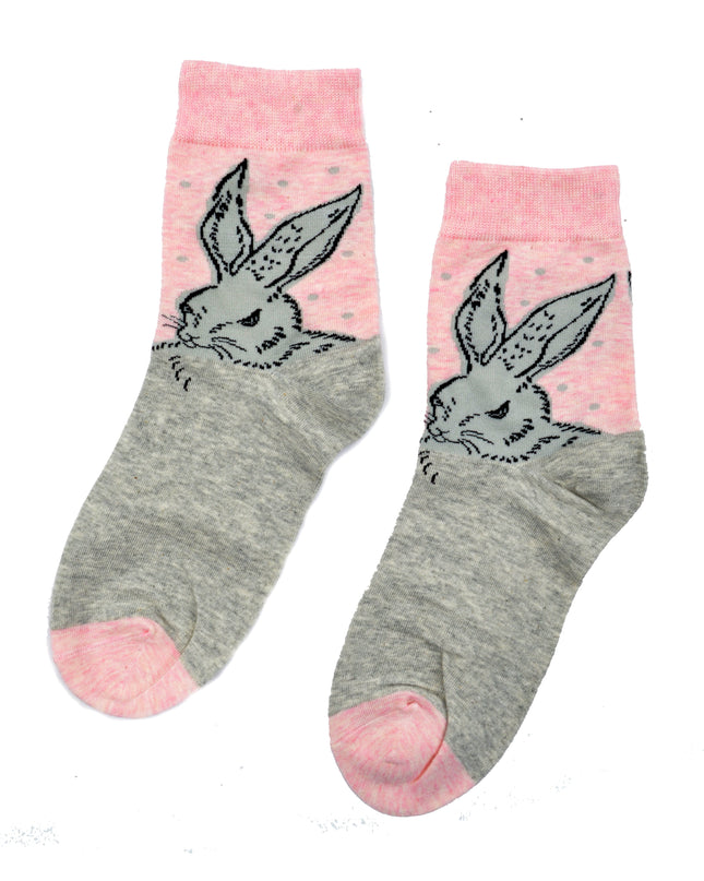 Chaussettes de Pâques amusantes - Motif lapin Zokni