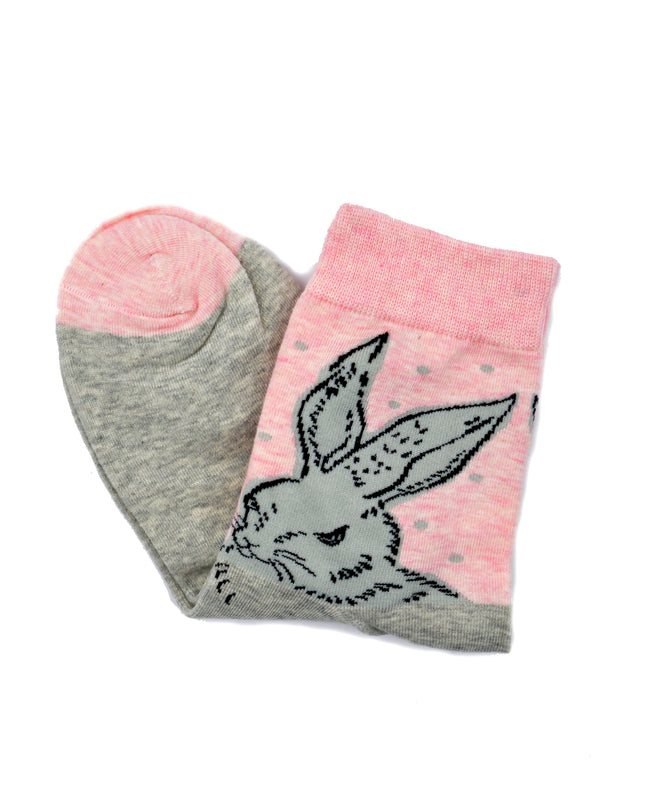 Chaussettes de Pâques amusantes - Motif lapin Zokni