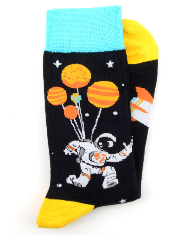 Chaussettes amusantes sur le thème des astronautes - Édition limitée