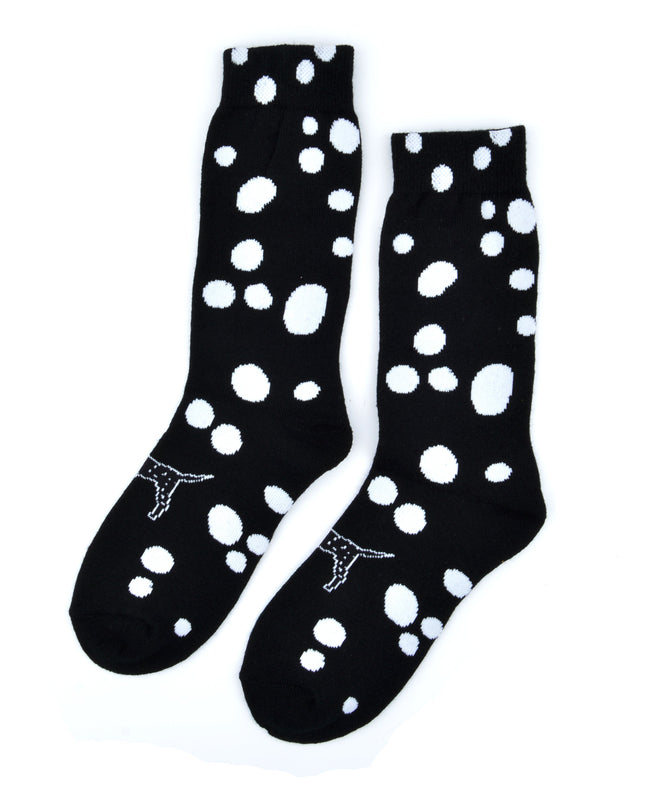 Chaussettes de Noël amusantes - Motif dalmatien Zokni