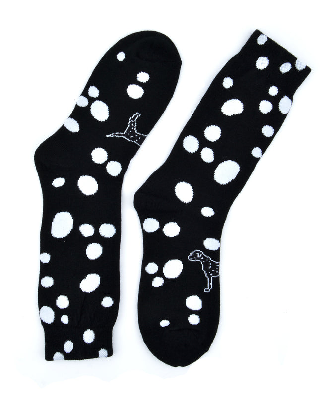 Chaussettes de Noël amusantes - Motif dalmatien Zokni