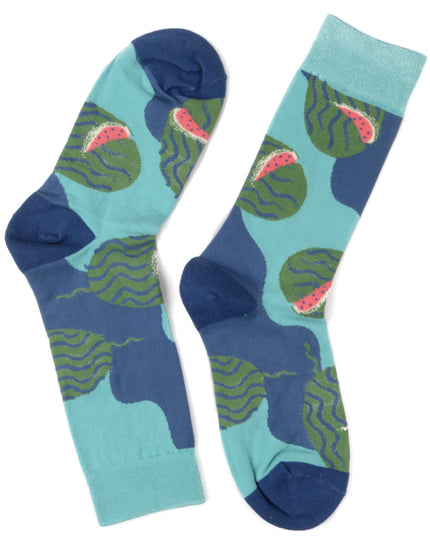 Fun Christmas Socks - Watermelon Theme