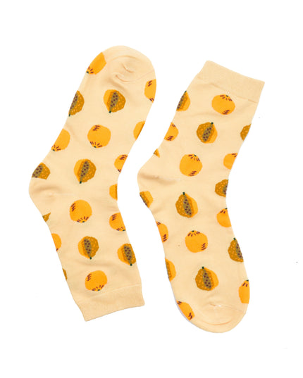 Chaussettes de Noël amusantes Zokni - Fruits exotiques III pour adultes et enfants