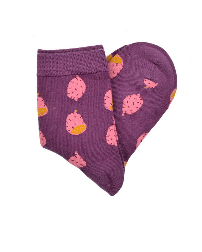 Chaussettes de Noël amusantes Zokni - Fruits exotiques II pour adultes et enfants