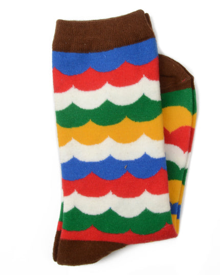 Chaussettes à vagues - Amusantes et colorées