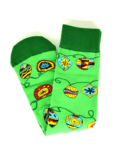 Chaussettes de Noël amusantes - Motifs de décorations de Noël Zokni