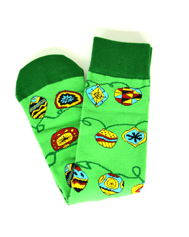 Chaussettes de Noël amusantes - Motifs de décorations de Noël Zokni