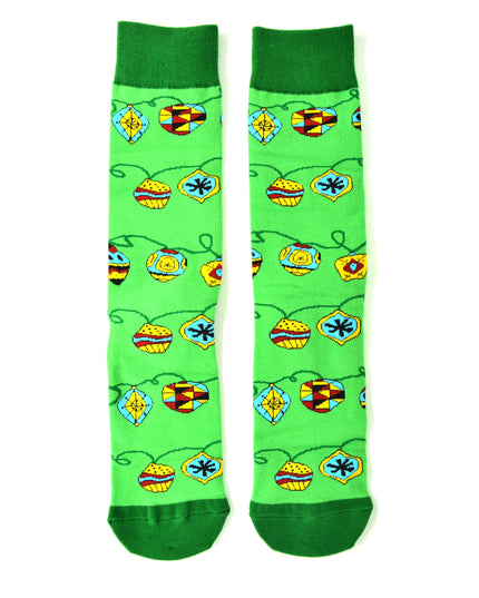 Chaussettes de Noël amusantes - Motifs de décorations de Noël Zokni