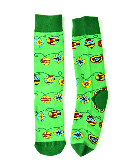 Chaussettes de Noël amusantes - Motifs de décorations de Noël Zokni